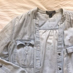 Light Denim Button Up - Ninewest Jeans - S
